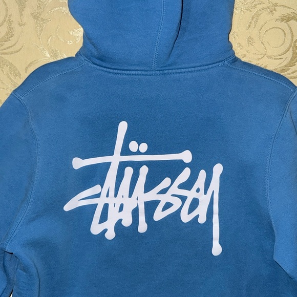 Stussy Teal Hoodie for Men - Picture 4 of 4